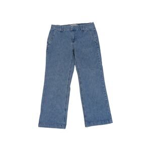 Vintage Tommy Hilfiger Bareback Jeans Y2K Cropped Ankle Straight Leg Medium Blue